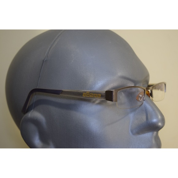 Agame Other - Rare Agame Agape 1001 Brushed Metal Half Rim Eyeglasses Japan Made